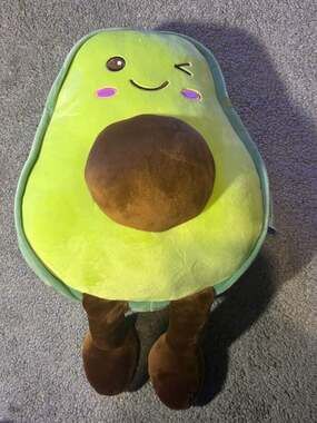 AASSOO Winking Avocado Large Plush Toy Pillow